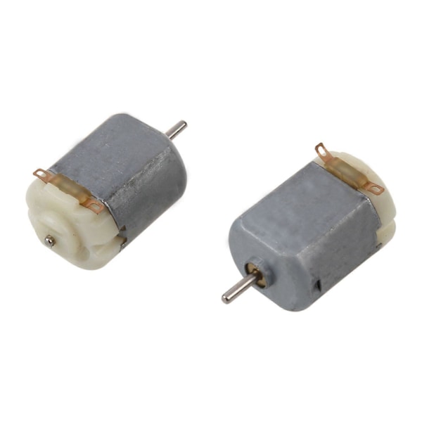 2kpl Mini 2-nastainen magneettimoottori 19000RPM DC 3-6V RC-mallilentokoneisiin