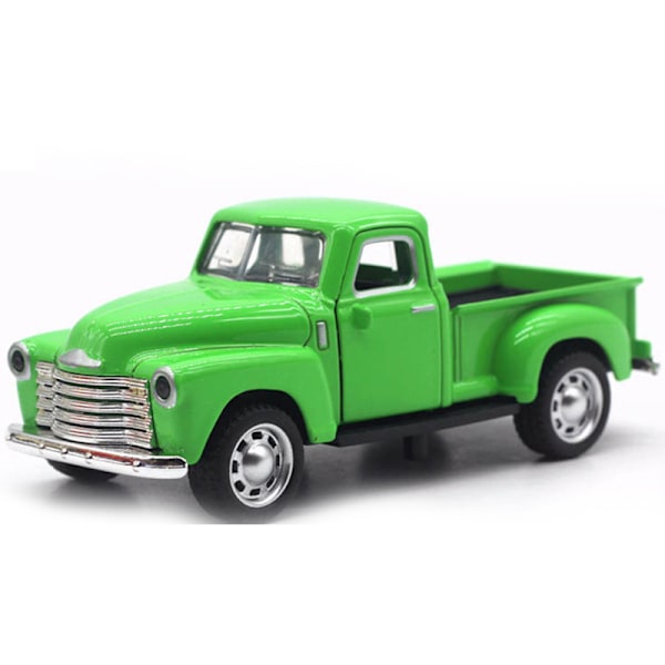 1/32 Metalliseos Automalli Korkea Simulaatio Kuorma-autot Painevalettu Ajoneuvo Lelu vihreä