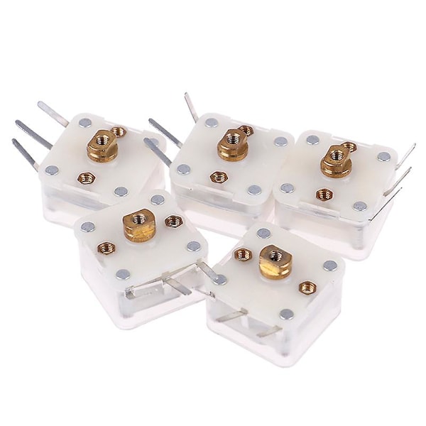 5 stk. Variabel Kondensator Duplex 223p 60pf/140pf 21mm Hul Aksel Radio Variabel Kondensator
