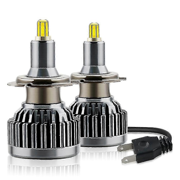 H7 LED-strålkastarlampor 10-32V Uppgraderade 360-graders H7 LED-lampor 60W Vita Extremt ljusa 18000LM