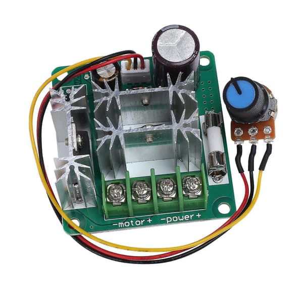 2 stk. DC 6V-90V Spændingsregulator DC Motorhastighedsregulator 15A