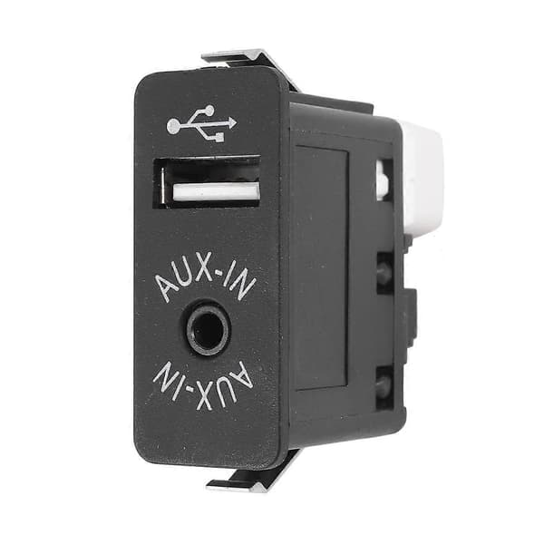 Bil USB AUX-stik AUX-indgangsstikadapter til E81 E87 E90 F10 F12 E70 X4 X5 X6