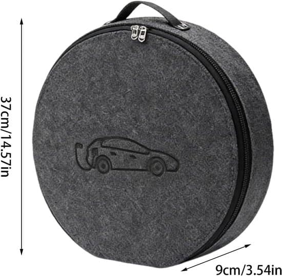 Felt Storage Bag for EV Charging Cable for Outdoor Use
