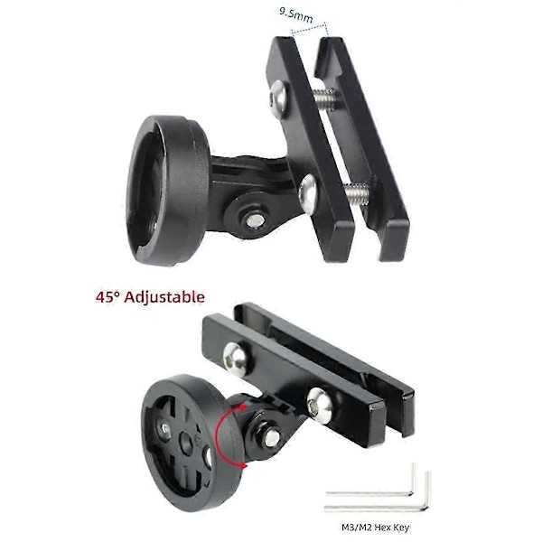 Sykkelsete Skinne Baklys Brakett Setepinne Feste Lampestativ for -Varia Radar Rearview RTL510 5
