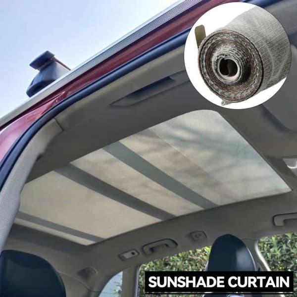 Solgardiner - Til Audi Q5 VW Golf Tiguan - 76,5 cm - Grå - 1 stk.