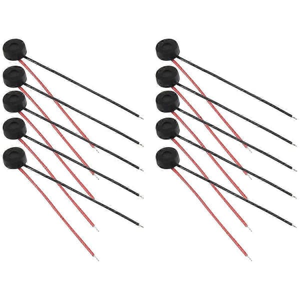 10st Elektret Kondensator Mikrofonkapsel 4mm X 2mm För PC Telefon MP3 MP4