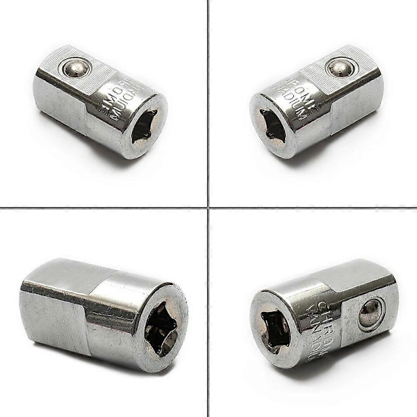 Skralle Fastnøkkel Pipe Konverter Hylse Hode Adapter 1/4 3/8 1/2 Tomme Hunn Til Hann Drive Fastnøkkel Konverter Fastnøkkel Adapter Del