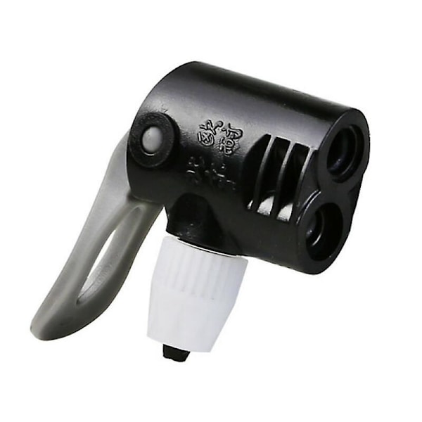 Sykkelpumpe Adapterventil Sykkelpumpe Dyse Slangeadapter Dobbelthode Pumpedeler Luftpumpe