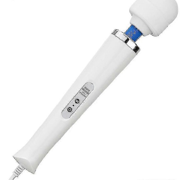 Massageapparat - Avslappnande sladdbunden massageapparat - Vibration för spänningslösning i rygg, nacke och muskler (1 st - vit)