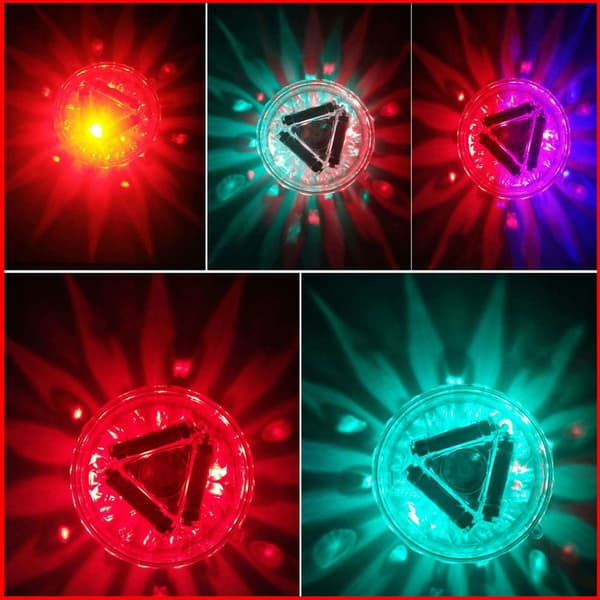 Flydende Pool Lampe LED Dam Lys Bade Undervandslys
