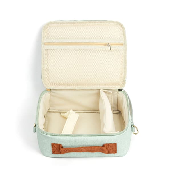 Suitable for DSLR Cameras, Crossbody Camera Bag with Padded Shoulder Strap - Off-White