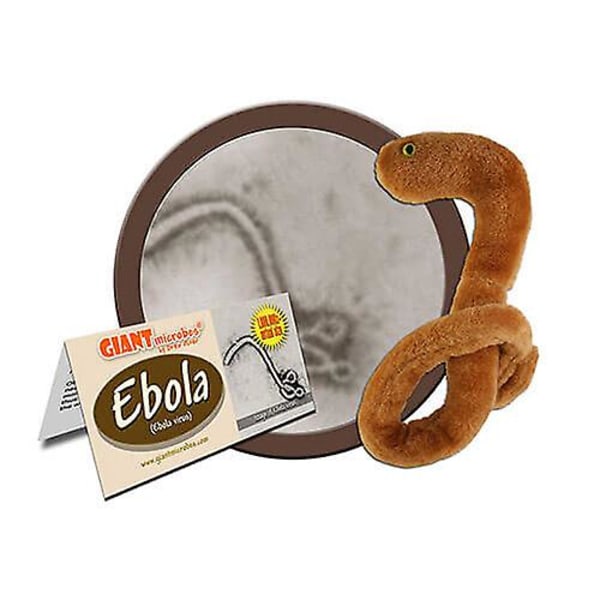 EBOLA GIANTmicrobes Plysjleketøy Vitenskapelig Pedagogisk Myk Utstoppet Leketøy
