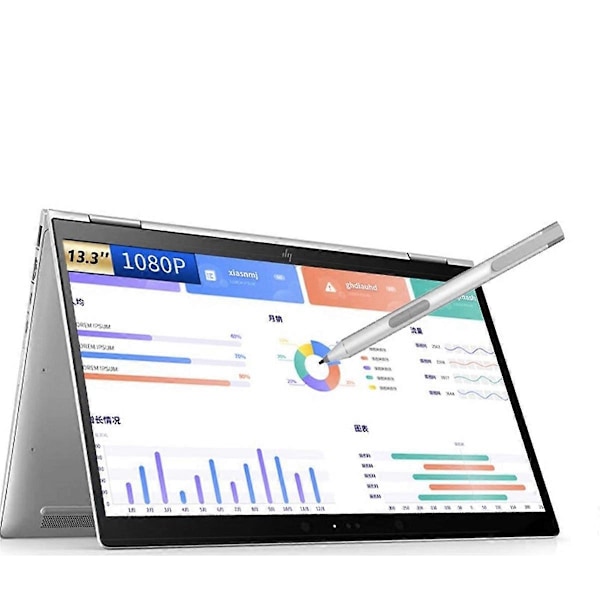 Til HP EliteBook X360 1020 1030 1040 G2 G3 G4 G5 Elite X2 1012 1013 Tablet Aktiv Stylus Digital Act