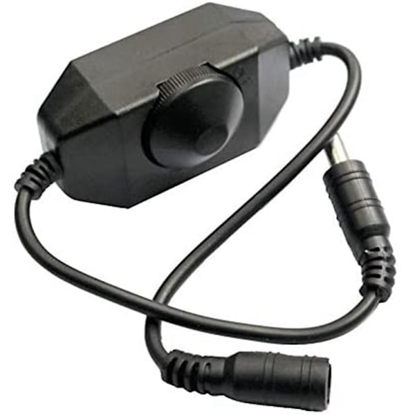 2 st DC12 V-24 V Mini Dimmer LED Ljusstyrka Dimmningsregulator för 3528 5050 5630 Enfärgad LED