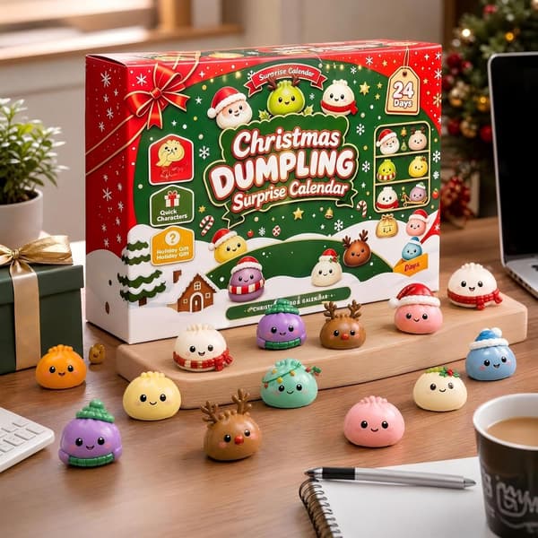 Julekalender 2026 Jul 24 Dage Squishies til Voksne
