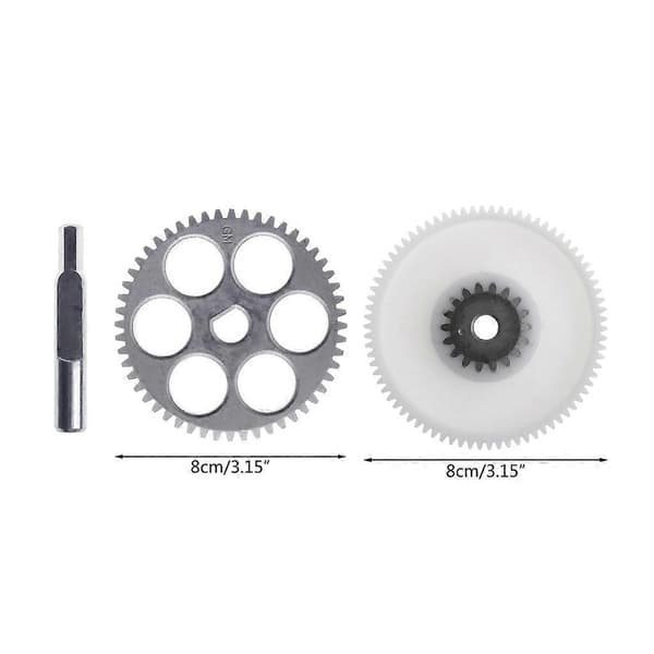 2 st Köttkvarnsdrev 80mm Diameter Reparationsdelar för Köttkvarnar Kök
