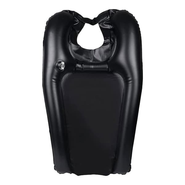 Oppustelig shampoo-vask - 1 stk, PVC, bærbar, hårvask - Velegnet til handicappede, gravide, børn