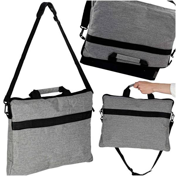 Laptop Bag 15.6\" Shoulder Strap Grey