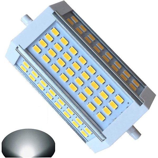 R7s LED 118mm 30w Dimbar Dagslyspære 6000k AC 220v 3000lm Dobbeltsidig J Type LED Spotlight Gulvlampe Erstatning