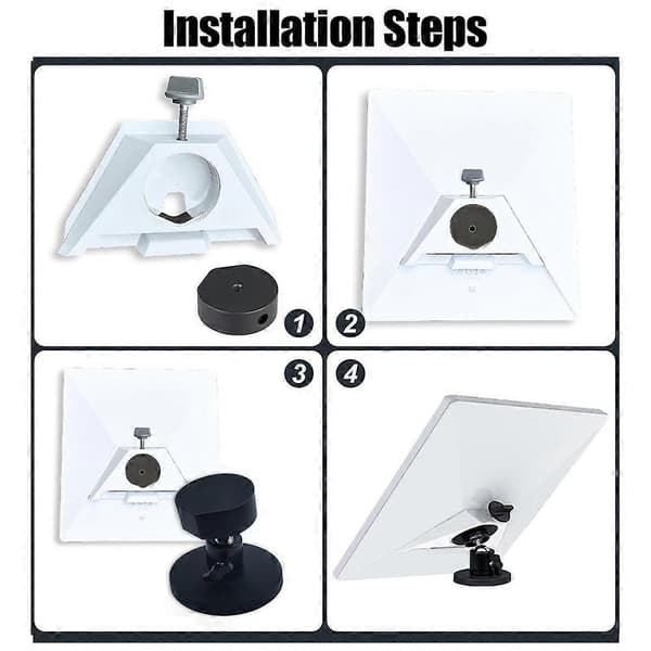 1/4 Skruvadapter för StarLinks Mini med Universell Gimbal Magnetisk Bas