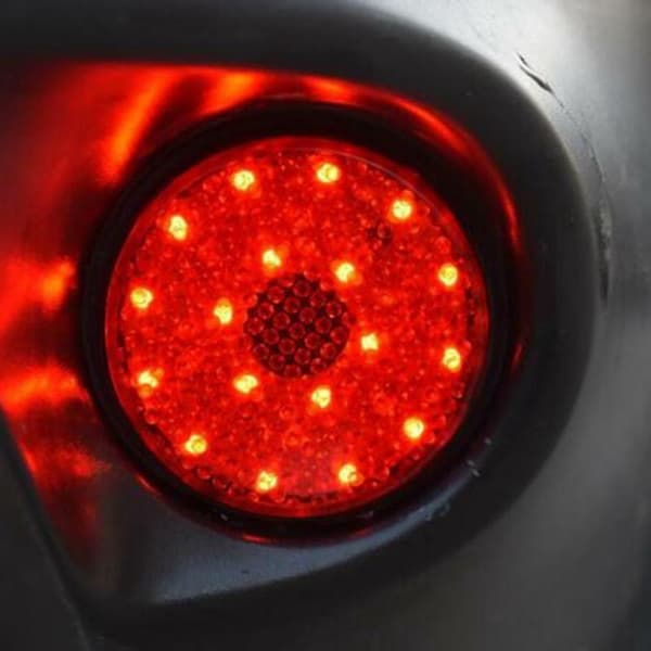 Bilbeskyttelse 5.8CM Rund LED Reflektor Bakfanger Baklys Bremselys for