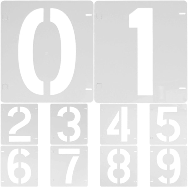 10 Arkkia Numerosapluunoita Maalaamiseen Muoviset Maalaussapluunat Maalaistalon Sapluuna Numeromallit 2024THO