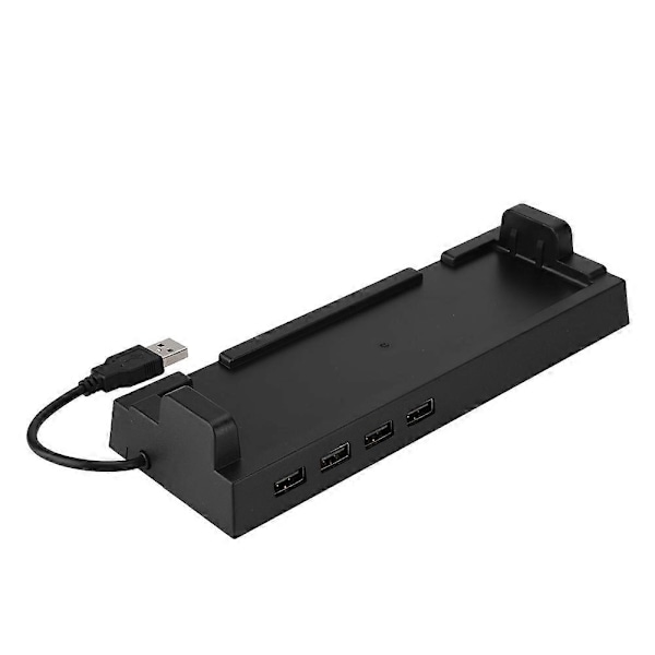 Spelkonsolhållare Extern Splitter Expansionsadapter 4 USB 2.0 HUB Docka för Nintendo Switch