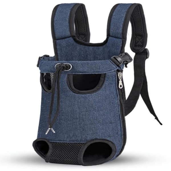Backpack - Small Dog Backpack - Pet Travel Backpack - Premium Chihuahua - Adjustable Front Backpack - Suitable for Travel and Walking - Adjustable
