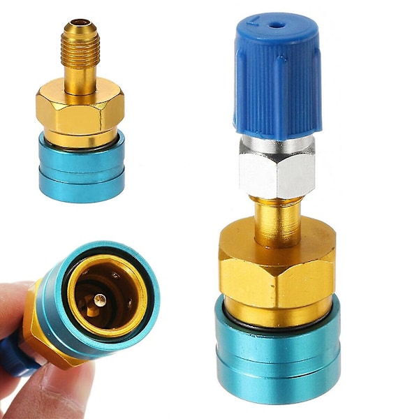 R1234yf Bil Airconditionering AC Opladning Hurtig Koblingsslange Adapter Stik Jikaix