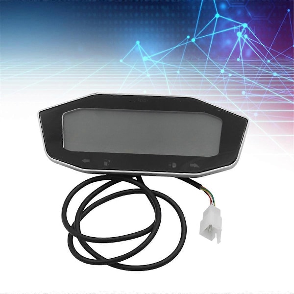 För Citycoco Hastighetsmätare Batterikraft Display Hastighetsmätare Växel LED Display Mätare 60V 72V för Cityco