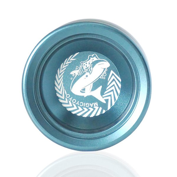 N12 Yoyo Oresponsiv Professionell Yoyo Aluminiumlegering Lång Spinntid Yoyo med Yoyo-snören, B