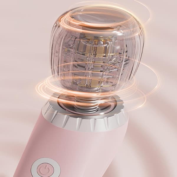 Mini Handheld Massager - Portable Electric Massage Wand for Deep Tissue Massage White