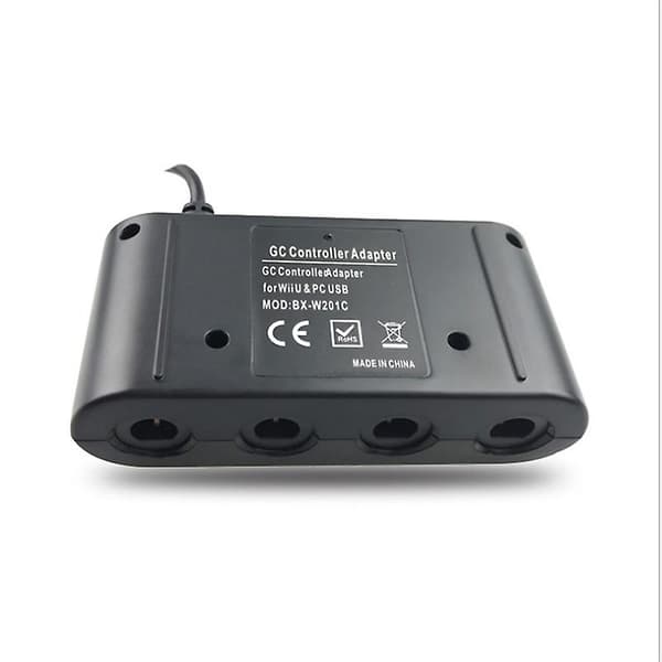 4-Port Kontrolleradapter for Nintendo GameCube til Switch & Wii U & PC