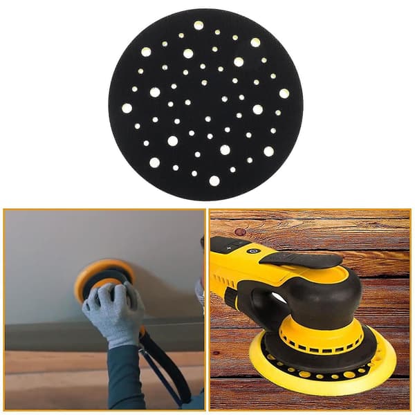 Erstatningsbagside til 6 tommer/150 mm 54 hullers base (gul) (1 stk)