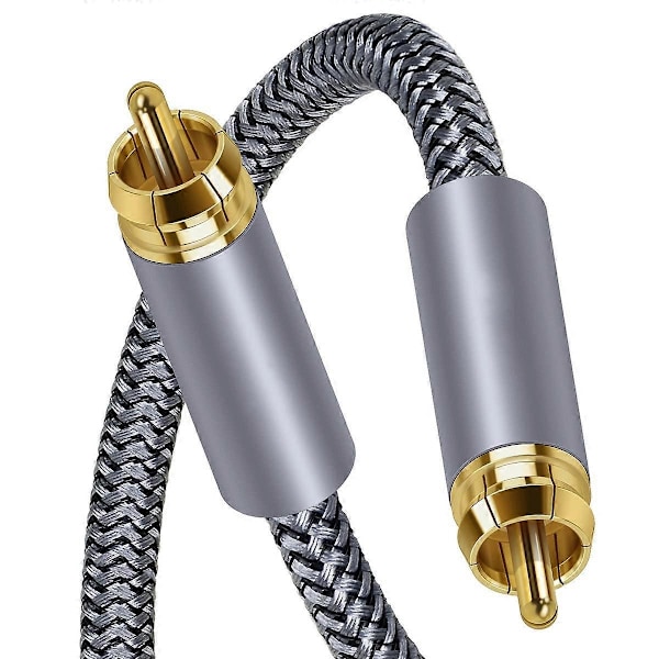 Type A 15m RCA til RCA Hann til Hann Digital Audio Koaksialkabel Ren Kobber SPDIF Koaksialkabel 2025th