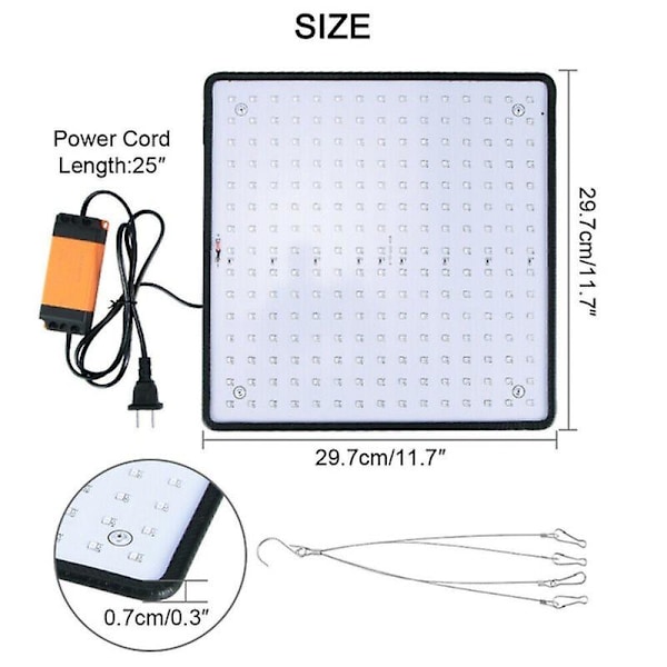 1500w Växtlampor för inomhusväxter Energisparande Full Spectrum LED-lampor