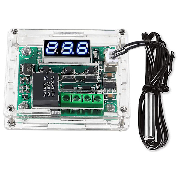 W1209 DC 12V Digital Temperaturregulatorbräda -50-110C Elektronisk Temperaturkontrollmodul