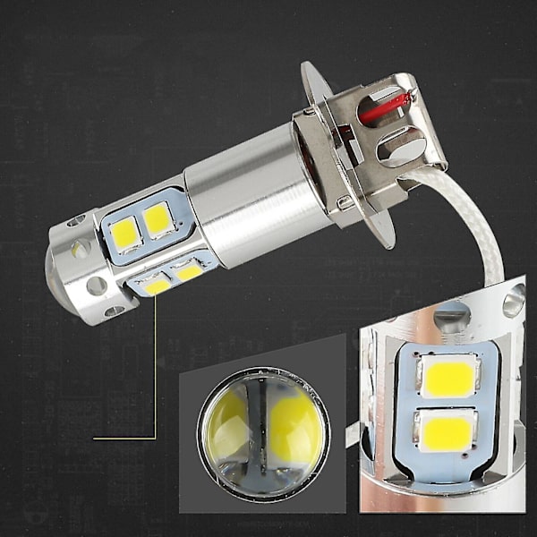 H3 100W Suurteho Cree Led 3000K Keltainen Sumuvalo Ajo Polttimo Drl