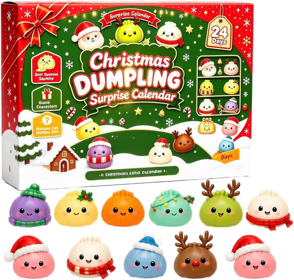 Julekalender 2026 Jul 24 Dage Squishies til Voksne