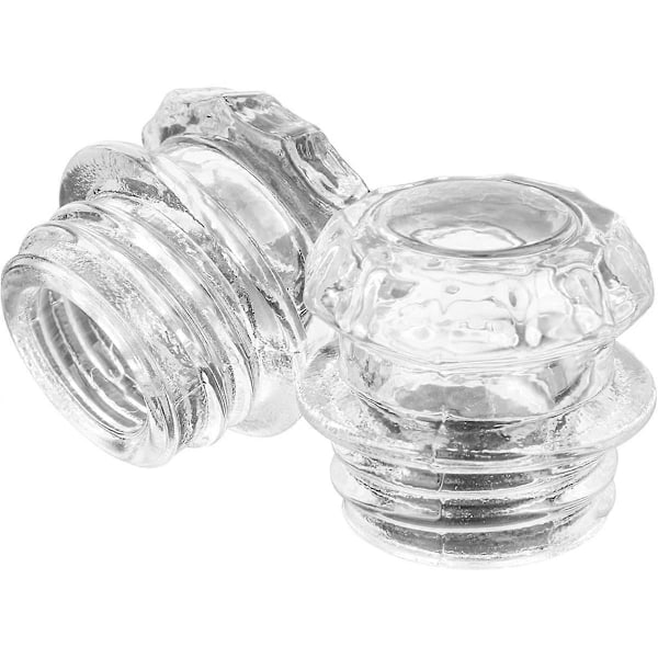 2 stk. Percolator Glas Top Udskiftning, Percolator Kaffekande Top Udskiftning Glas Knop Top Kaffe Po