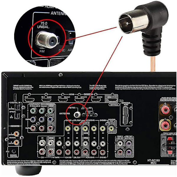 FM-antenne 75 Ohm