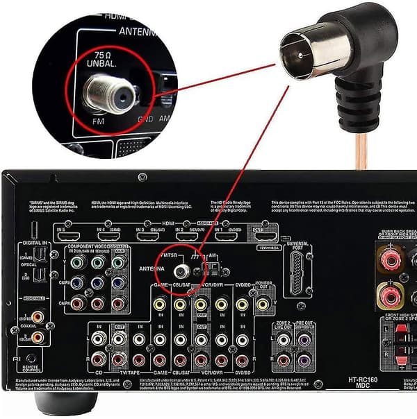 FM-antenni 75 ohmia