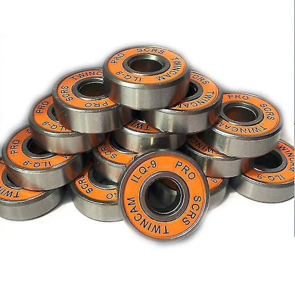 16 st/paket Rullskridsko Twincam ILQ-9 608zz Kullager för Skateboardskor
