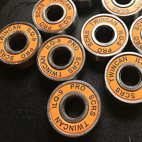 16 st/paket Rullskridsko Twincam ILQ-9 608zz Kullager för Skateboardskor