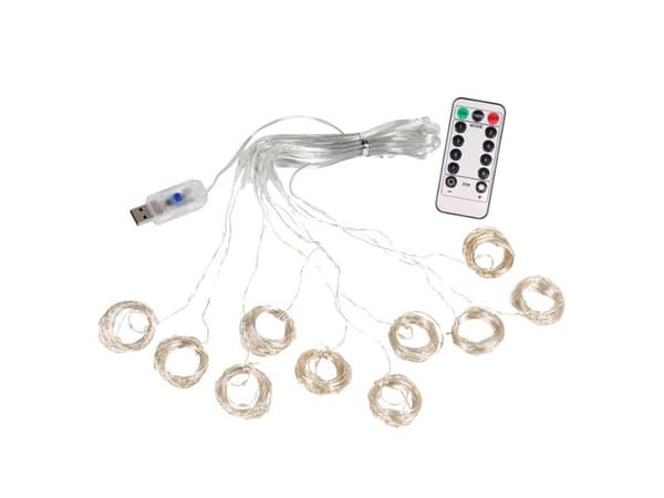 String lights 300 LED 3x3 m - Indoor curtain lighting