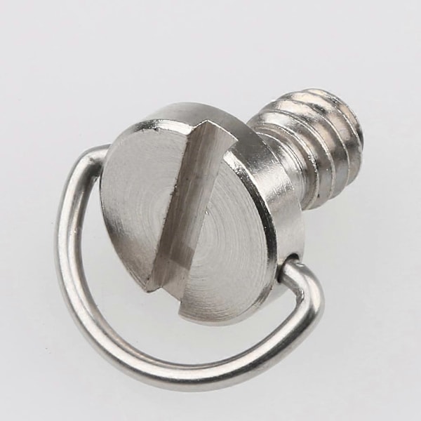 1 stk. Metal 1/4 Tomme Kameraskrue 10mm (med Gevind: 5mm) Kamera