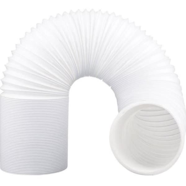 Flexibel avluftningsslang - Universal för bärbar luftkonditionering - 2M*13CM - Vit