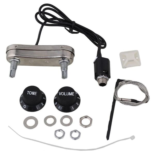 Akustisk Gitar Pickup Piezo & Passiv Forforsterker PS700