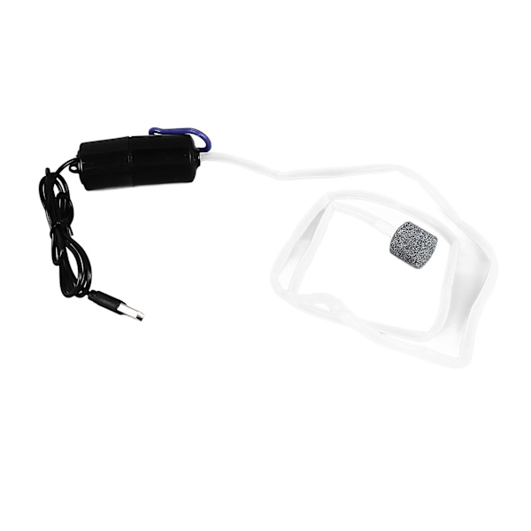 Mini USB Akvaarion Happipumppu - Hiljainen Energiaa Säästävä Monitoiminen Kannettava Akvaarion Ilmapumppu
