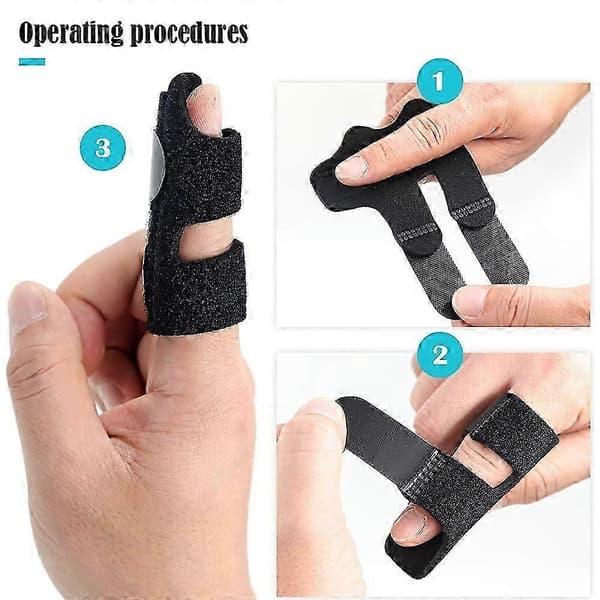 4 stk. Triggerfingerortose - Fingerledd-immobilisator for lindring og artritt